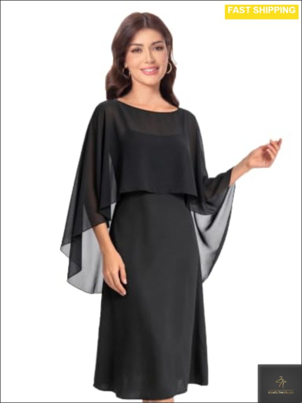 Chiffon Shawl Wrap Evening Dress Capelet Wedding Cover Up